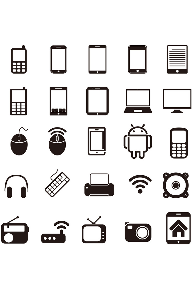 电子产品手机图标